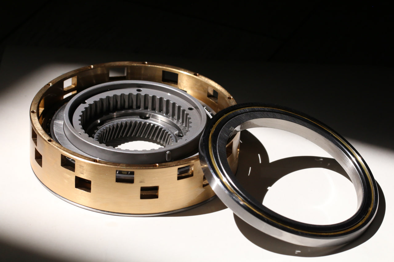 Wave gearbox, differential stage, component photograph
